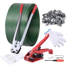 Banding Strapping Kit Pallet Packaging Strapping Tool PET Tensioning Tool 2000Ft