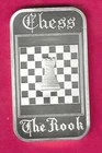 THE ROOK CHESS PIECE .999 SILVER ART BAR