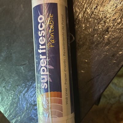 Super Fresco Paintable Wallcovering New Roll Heavy Duty Wall Liner