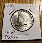 U.S. 1964 D Kennedy Half Dollar 90% Silver VF To EF Condition