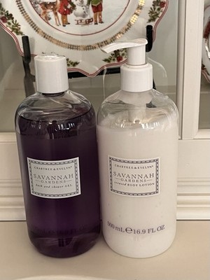 NEW~ Savannah Gardens Body Lotion & Gel 16.9oz Crabtree & Evelyn