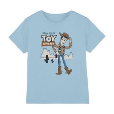 Disney Toy Story Woody Canyon Kinder T-Shirt 3-8 Jahre, hellblau