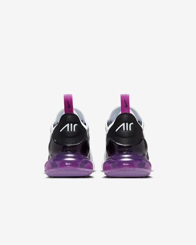 Nike Air Max 270 White-Fuchsia New Women's Sneakers Size 8.5 US AH6789-113 - Picture 7 of 8