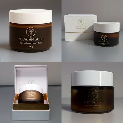Yucatan Gold Melipona Honey Face Mask Youthful Glow Enzymes Antioxidants 100g