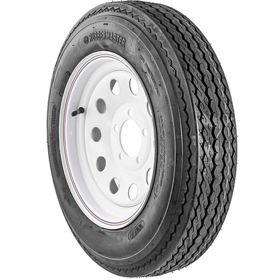 Tire RubberMaster P811 ST4.8-12 Load C 6 Ply 5 x 4.5 White Modular Assembly
