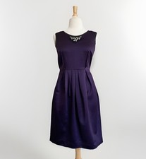 Simply Vera Vera Wang Purple A-line Cocktail Dress Size 4
