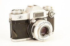 Zeiss Ikon Contaflex Super 35mm SLR Film Camera with Tessar 50mm AS-IS V25