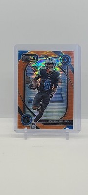 2024 Select NFL - Jameson Williams - Detroit Lions - Orange Pulsar FOTL-Club-2/7