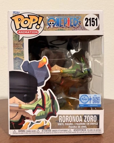 Funko Pop! Animation One Piece: Roronoa Zoro #2151 Amazon Exclusive
