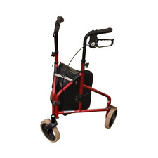 Drive Ultralight Three Wheel Folding Walking Aid Frame With Bag