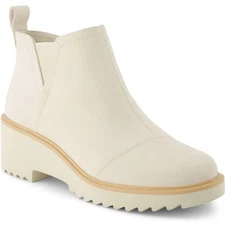 Toms Womens Maude Wedges Suede Mid-Calf Boots Shoes BHFO 4470