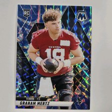 2025 Panini Mosaic - Rookies Graham Mertz #392 Reactive Blue Mosaic Prizm (RC)