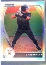 2021 Prizm Draft Picks CJ Rodriguez Silver Prizm #PDP158 Commodores