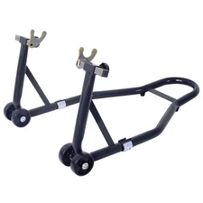 Motorcycle Stand 1000LB Sport Front and Rear Wheel Lift Swingarm, Black