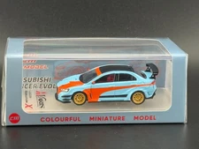 CM Model Mitsubishi Lancer Evolution X Varis Widebody Blue 1/64