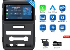 CAM DVR For Ford F150 2009-2014 Android 14 Car Stereo Radio GPS Touch Screen DSP