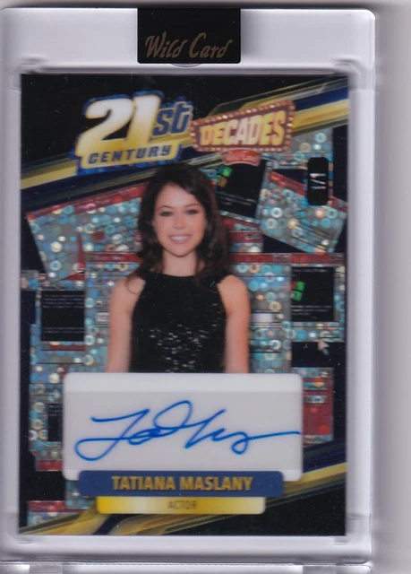 2026 Wildcard Decades Tatiana Maslany  1/1  Autograph Auto  She Hulk