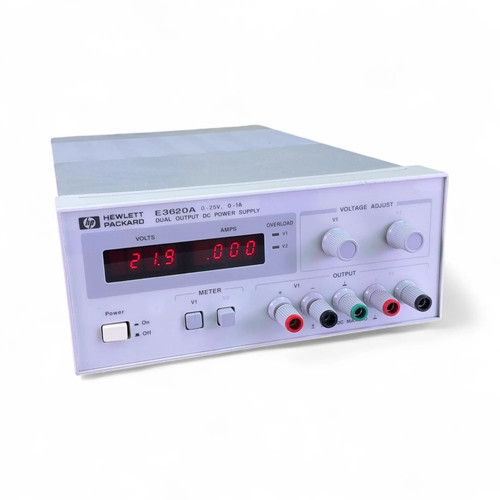 HP Agilent Dual Output DC Power Supply, 0-25V, 0-1A E3620A - See Description