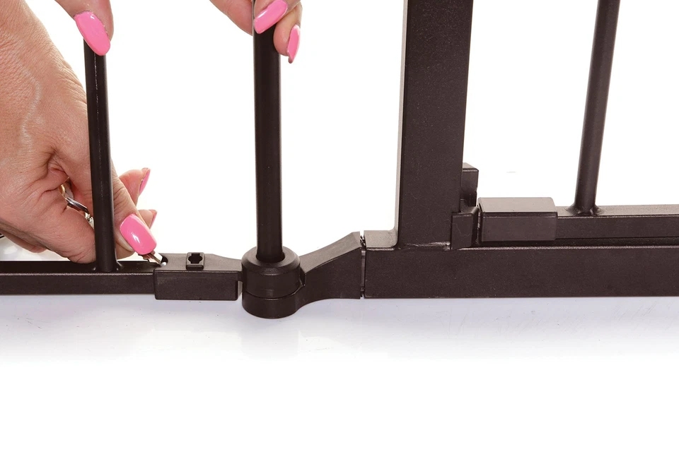 Dreambaby Extensión de Puerta Temporal Marrón 24 Pulgadas para Seguridad y Protección Foto 4 de 4