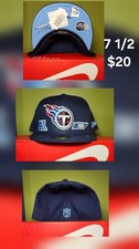New Era Tennessee Titans NFL Blue Cap Size 7 1/2 Football Official Licensed