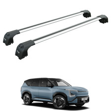 For Kia EV5 2023-2025 Roof Rack Cross Bars Flush Rail Alu Silver