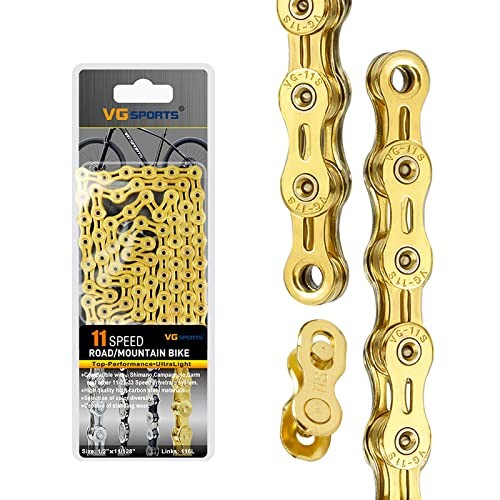 VG SPORTS 6-11 Speed Bike Chain Half/Full Hollow Lightweight Mountain Road Bicyc