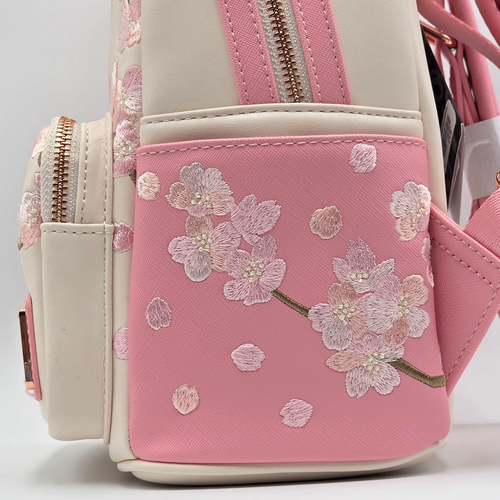 Mini sac à dos rose Loungefly Disney Minnie Mouse fleurs de cerisier neuf - Photo 5/7