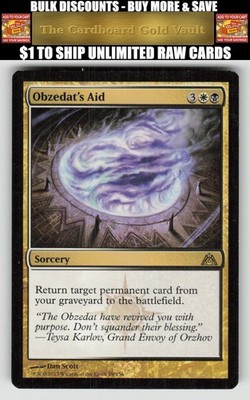 Magic_the_gathering Dragon's Maze #89 Obzedat's Aid