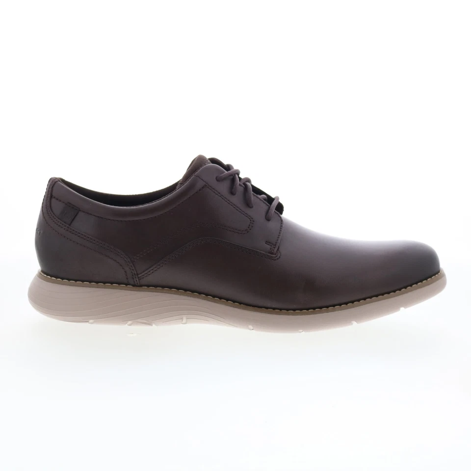 Rockport Garett Plain Toe richelieu pour hommes en cuir brown - Photo 2/4