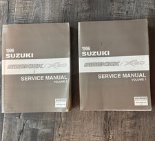 SUZUKI X90 X -90/SIDEKICK 1996 SHOP SERVICE MANUAL OEM Volume 1 - 2