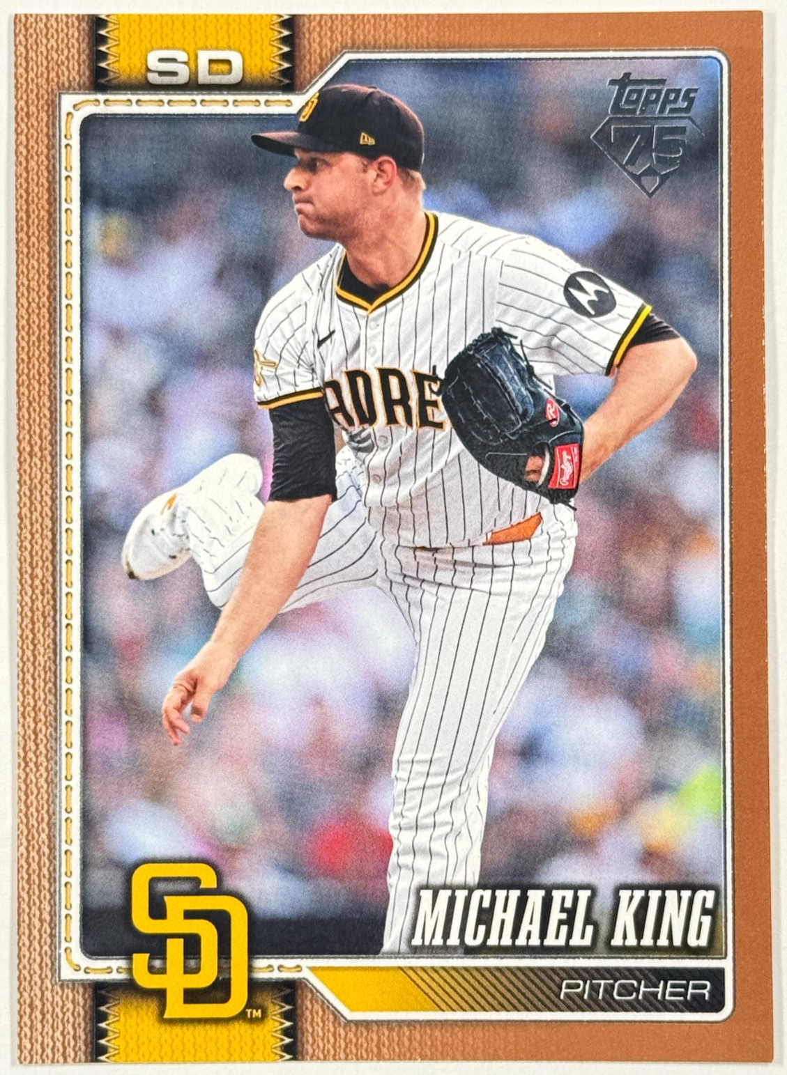 2026 Topps Series 2 Michael King 558 Gold Parallel /2026 Padres