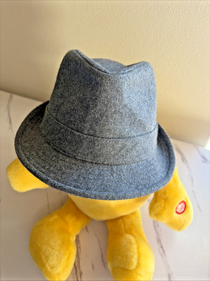 John Eshaya JET Fred Segal Gray Made in USA Felt Fedora Hat Accessory O/S
