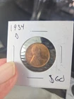 1934-D Lincoln Wheat Penny Cent - Gem BU Red 2-19