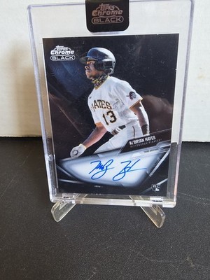 2021 Topps Chrome Black - Chrome Black Autographs Ke'Bryan Hayes #CBA-KHA...