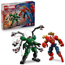 LEGO Marvel Mech Battle: Spider-Man vs. Doc Ock Building Toys for Kids - Supe...
