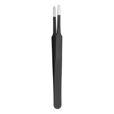 4.8'' Long ESD-13 Anti-static Metal Round Edge Pointed Tip Tweezers