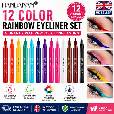 HANDAIYAN wasserfester flüssiger Eyeliner Stift matte ultrafeine Spitze - wählen Sie Ihren Farbton