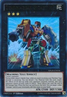 YUGIOH Geargia Machine Deck Complete 40 - Cards + Extra