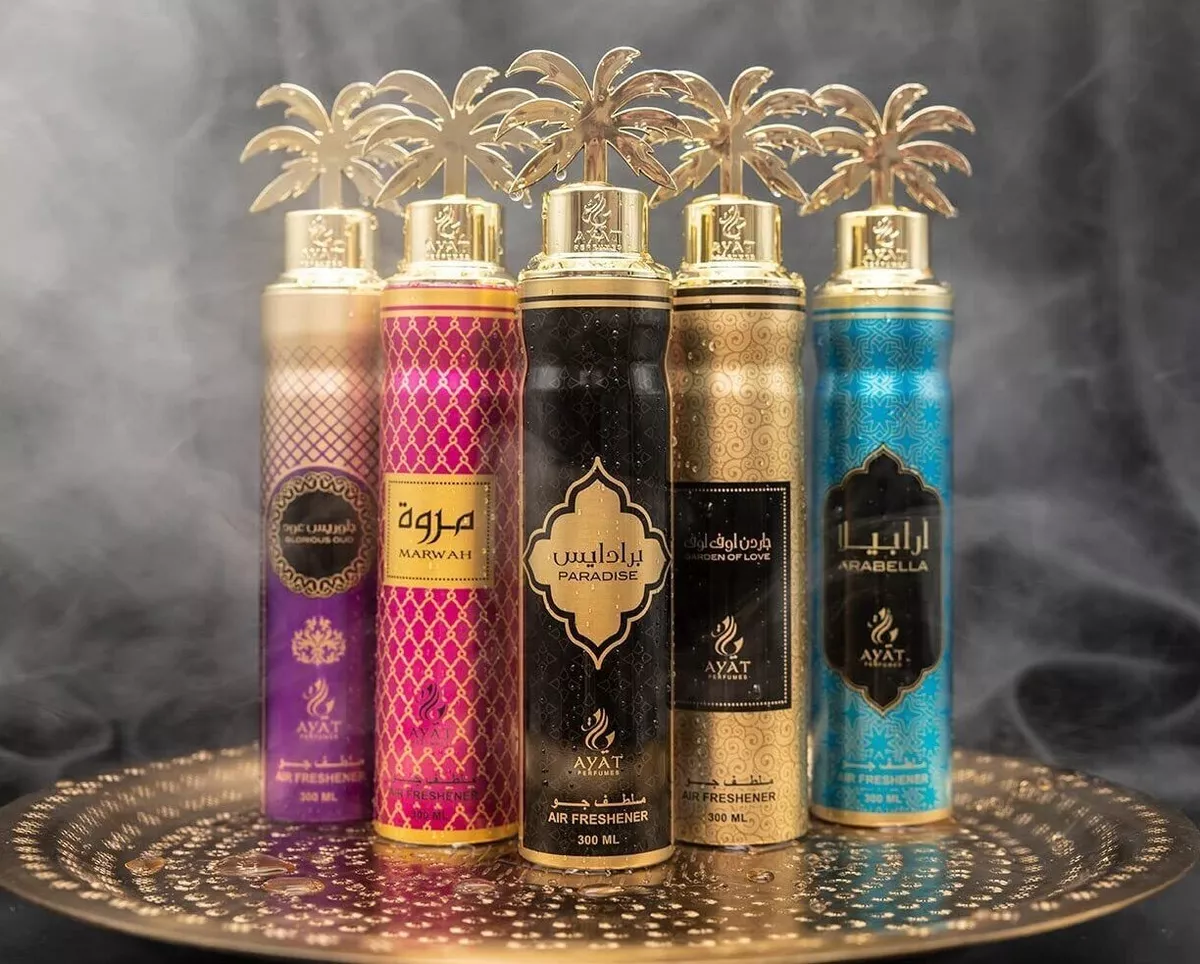 AYAT Air Freshener Spray 300ml Home Car Air Freshener Perfume Odour Eliminator