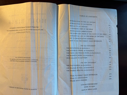 New Scofield Reference Bible - Concordance, Red Letter, Extra Large Print, 1967 - Picture 7 of 15