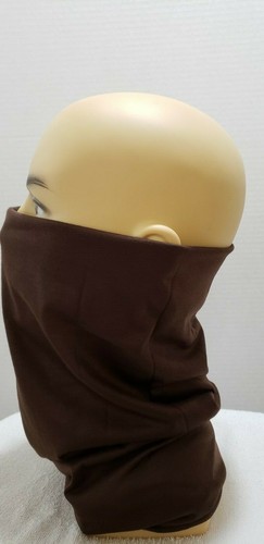 Brown easy sports Washable Polyester face mask Thin Elasticity Outdoor Fishing - Picture 2 of 5