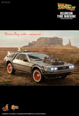 Hot Toys 1/6 Mms738 Back To The Future 3 Delorean Time Machine In