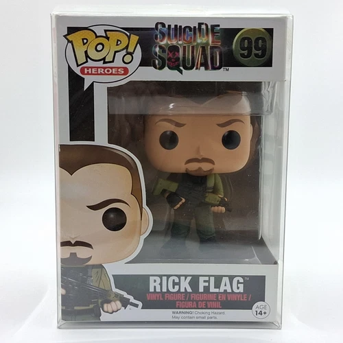 Funko Pop! Rick Flag 99 Suicide Squad DC Comics Movie Vinyl Figure Toy Merch