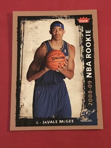 JaVale McGee 2008-09 Fleer Rookie Card RC #218 Washington &hellip;