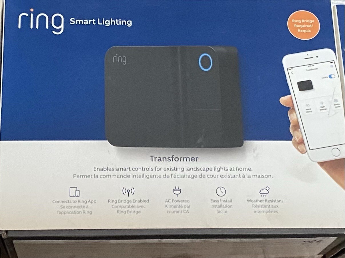 Smart Ring Outdoor Low Voltage Lighting Transformer Brand New-image