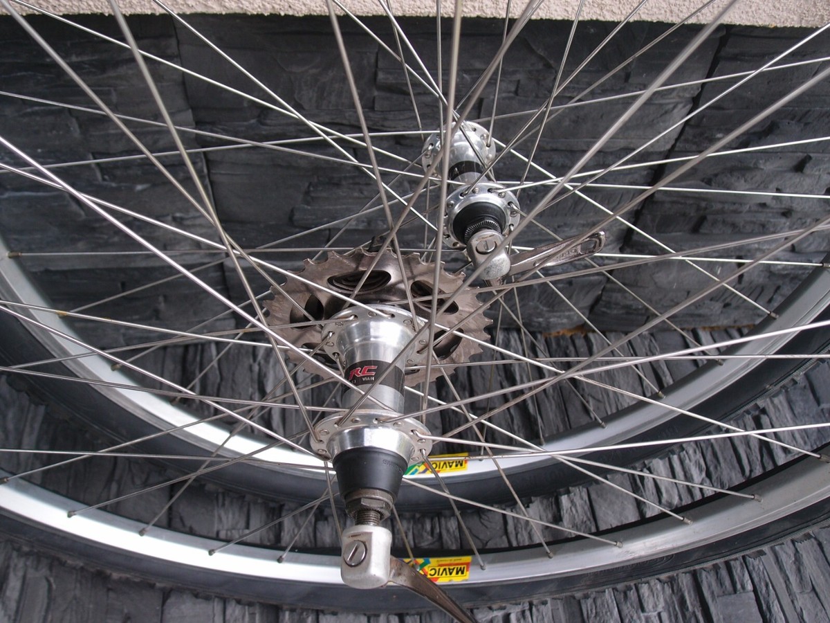 Paire De Roues 26 Pouces Mavic MA 40 MB / Shimano Deore DX - Made In France - Occasion