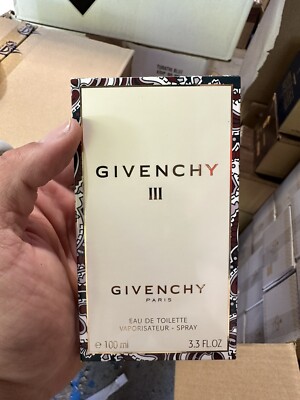 GIVENCHY III EDT 3.4oz/e 100ml GIVENCHY PARIS VINTAGE OLD BATCH/FORMULATION