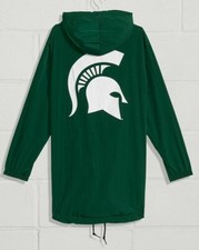 Victoria's Secret PINK COLLEGIATE COLLECTION LONG FULL-ZIP ANORAK JACKET XS/S