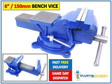 6 Inch 150mm Jaw Bench Vice Workshop Swivel Base Clamp Workbench Cast Iron 15-54