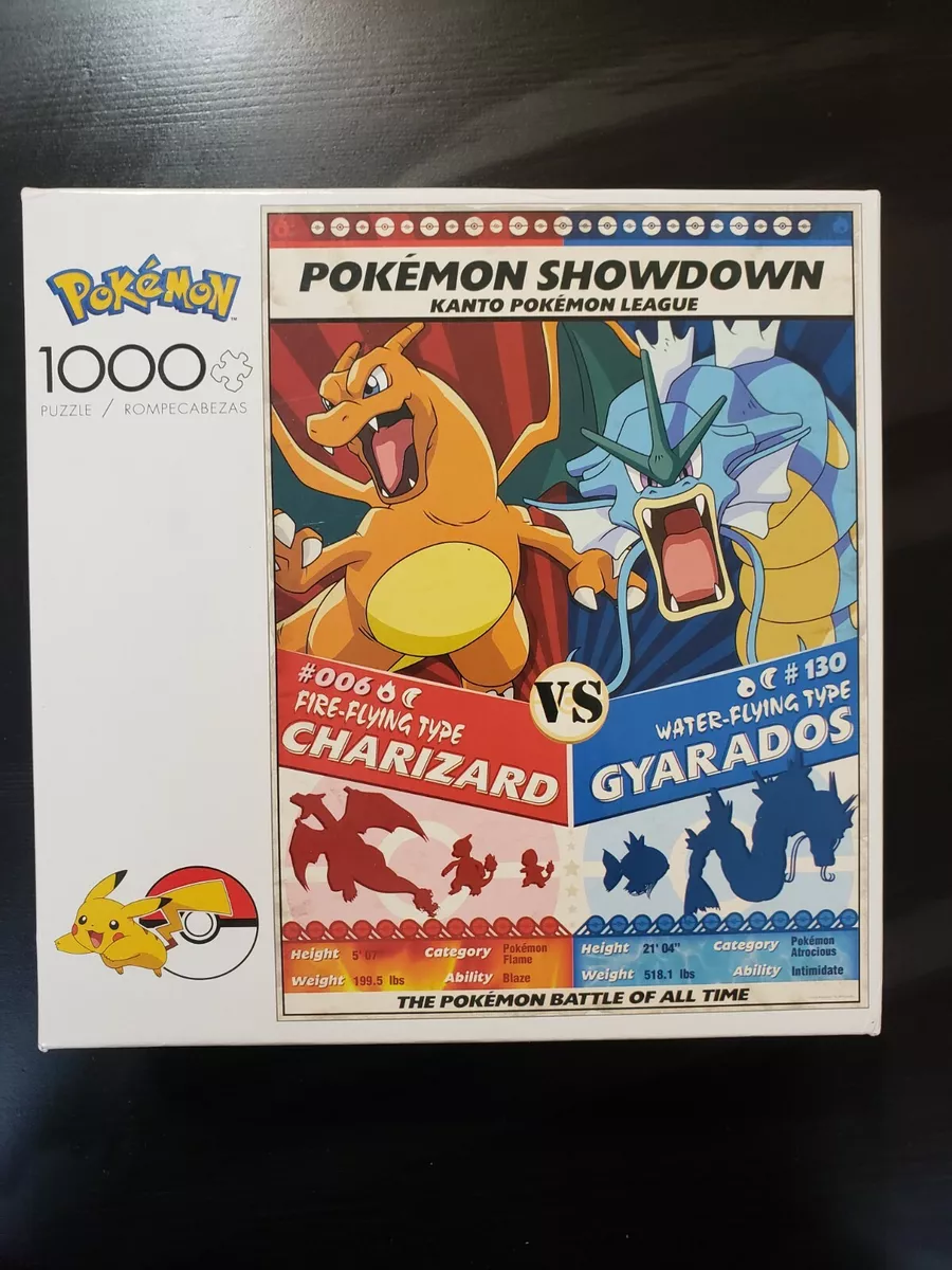 Buffalo Games - Pokemon Showdown: Charizard V. Gyarados - 1000